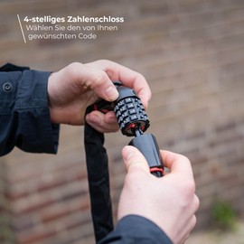 BBB Cycling BBL-49 cyclelock CodeLink Straight Cable, Black, 5 mm x 1000 mm