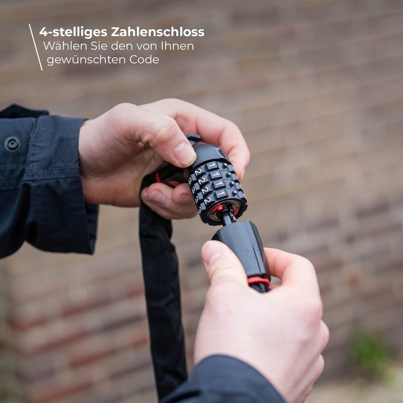 BBB Cycling BBL-49 cyclelock CodeLink Straight Cable, Black, 5 mm