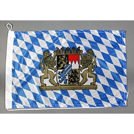 Buddel Bini Boat Flag Bavaria 30 x 45 cm Professional Quality Flag Motorcycle Flag