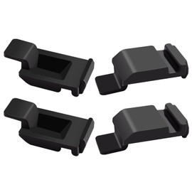 XTPTFABS 1237200104 1237200204 Door Lock Striker Kit(4 x Black Door Lock Strikers) Compatible with Mercedes W123 W126 240D 280E 300D ﻿