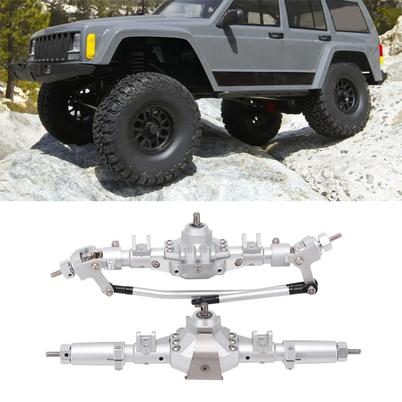 RC Front Rear Axles Complete Set Metal Assembly Kit Axle