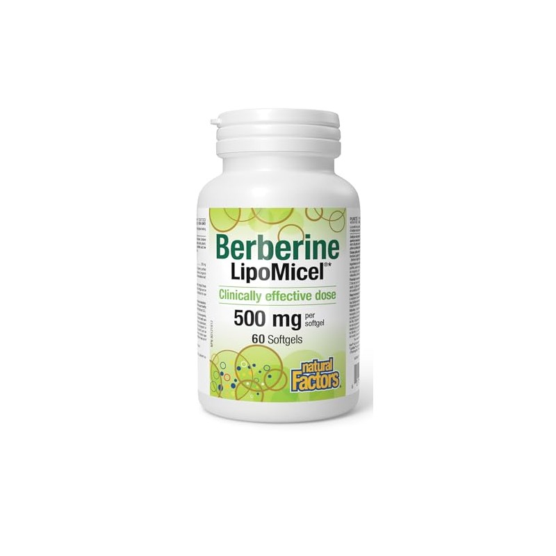 Berberine LipoMicel 500mg (60 Count (Pack of 1))