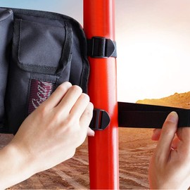 SKUNTUGUANG UTV Roll Cage Organizer, Cargo Rear Storage Bag for Most Full Size UTVs, Polaris, Yamaha and Kawasaki UTVs