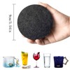Pack of 20 round felt coasters, felt coasters for glasses,