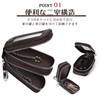 imeetu Key Case, Smart Key Case with Carabiner, 2 Rooms,