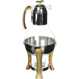 18/10 Stainless Steel Matte Gold NG215 beverage-warmers, 13.5" Tall, Gold