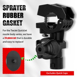 CP21953 Rubber Diaphragm Gasket for TeeJet QuickJet Quick Jet Nozzle Body CP21953-VI CP21953-EPR - 24 pcs ﻿