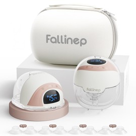 Extractor de Leche Electrico Portátil, Saca Leche Electrico Manos Libres Versión Invisible, Sacaleches con 3 Modos y 15 Niveles de Succión, Adecuado para tallas 18-27MM, Capacidad de 360ML