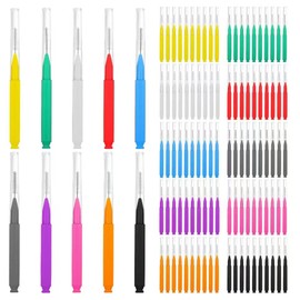 100PCS Interdental Brushes Between Teeth for Braces, Flossers Brush Cleaner