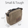 diodrio Belt Pouch for Men Women YKK Zippers EDC Pouch,