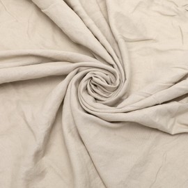 Gohytal Valance Bed Cover, Elegant Bed Skirt 140 x 200 cm with Ruffles, Height 45 cm, Wrap Around Style Bed Skirt for Wrapping Bed Valance Cover for Slatted Frame - Beige