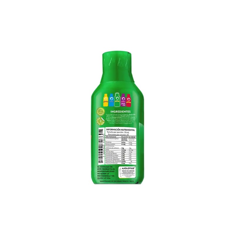 Ajolotius Jarabe Con Miel Extractos Herbales 250ml