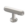 Alzassbg 10 Pack Brushed Satin Nickel Cabinet Knobs, 2 Inch(50mm)
