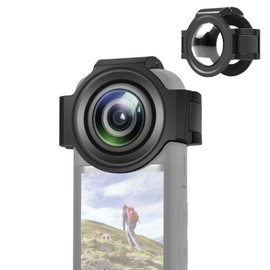 PULUZ Instax 360 X3 Lens Protector Cover for insta360 x3 Lens Guard Optical Glass Lens Cap for Insta360 X3 9H Hardness Anti-Scratch 98% Transmittance Insta360 x3 Lens Accessories Oilproof Waterproof Dustproof Crash Proof