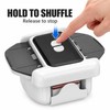Rechargeable 2 Deck Automatic Card Shuffler, 1200mAh Cordless Electric Card