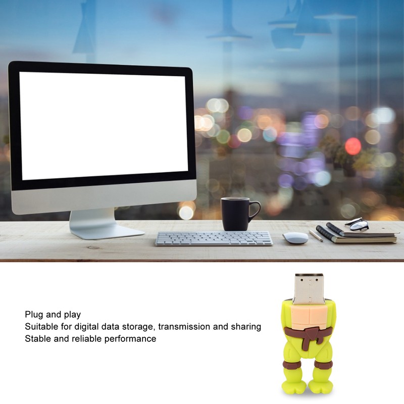 Cartoon Cute USB Flash Drive Data Storage U Disk for