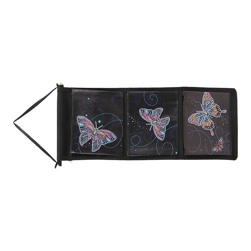 Wall Hanging Storage Bag DIY Diamond Printed Butterflies Storage Bag