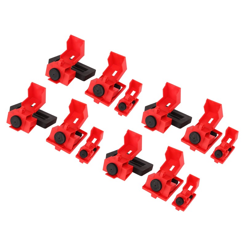 12 Pcs Single Pole Breaker Lock Out Device Nylon Breaker