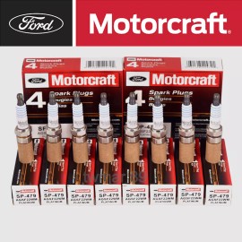 Unbranded 8ps OEM Motorcraft Ignition Coil DG508 & Spark Plug SP479 For Ford F150 4.6 5.4.