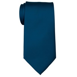 Corbata de microfibra de color liso sólido para hombres de Retreez - Turquesa oscuro