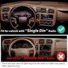 G-PLUS Dashboard Dash Trim Bezel Cover Single Din Compatible with