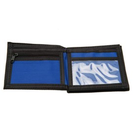 Chelsea FC Football Crest Nylon Money Wallet, Blue