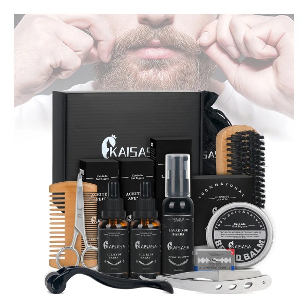 Kaisasa Kit Barba Cuidado Para Rasurar Regalos Para Hombre