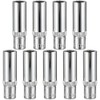 9-Piece 10mm Deep Sockets, 1/4-Inch Drive, 6-Point, Corrosion Resistance, Compatible