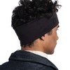 Buff Merino Wide Unisex Adult Headband Solid Black