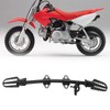 Camrusic Dirt Bike Foot Pegs, Steel Alloy Footpegs Mount Bracket