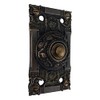Electric Victorian Replica Push Button Doorbell (Highlighted Bronze)