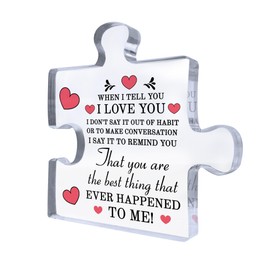 Red Ocean Best Thing That Ever Happened To Me Gift For Boyfriend Girlfriend Husband Wife Thank You Gift For Him Her Valentines Gift For Anniversary Couple Gift Love Plaque Keepsake