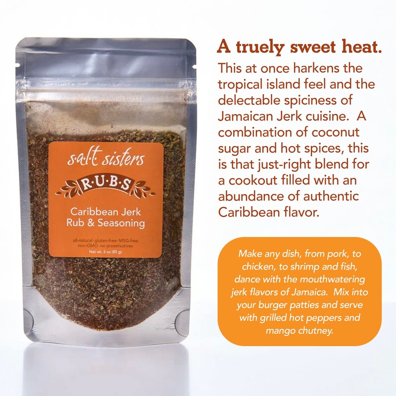 s.a.l.t. sisters Dragon's Breath Rub & Seasoning | All-Natural, Gluten