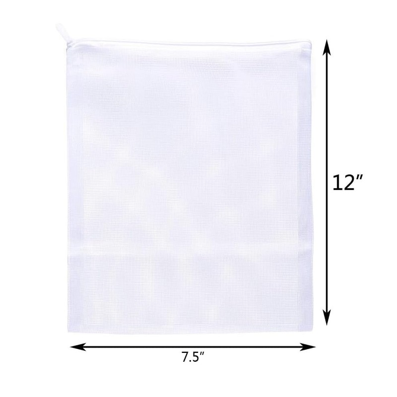 JIHAQUA Aquarium Filter Bags Large - Reusable Fish Tank Filter