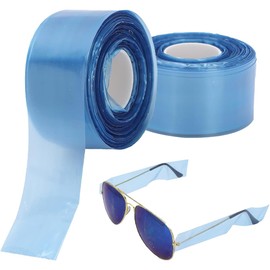 XPEX Pack of 400 Glasses Protectors for Temples, Glasses Temple Cover, Protection for Glasses Temples, Reusable Glasses Temple Protection, Protective Cover for Salon Colour and Styling (Blue)