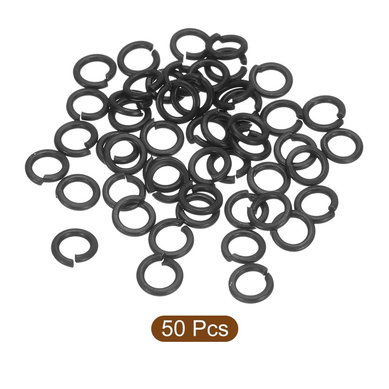 sourcing map Split Lock Washer, M3 304 Stainless Steel Spring
