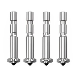 Kobra 3 Max Nozzle 0.4/0.6/0.8MM, Integrated Quick Swap Hardened Steel Nozzle High Flow High Speed Hot End Spray Nozzle for Anycubic Kobra 3 Max 3D Printer,4PCS