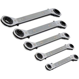 Olympia Tools 5 Pieces Offset Ratchet Combination Wrench