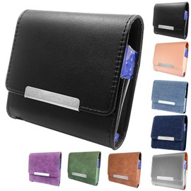 HOREJIA Storage Case, Compatible with PloomX, PloomX, Advanced, PU Leather, Convenient to Carry (Case Only) (Black)