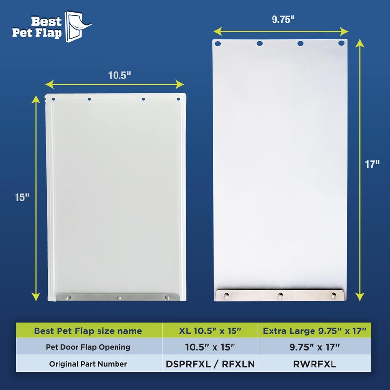 Best Pet Flap XL Replacement Dog Door Flap Compatible with