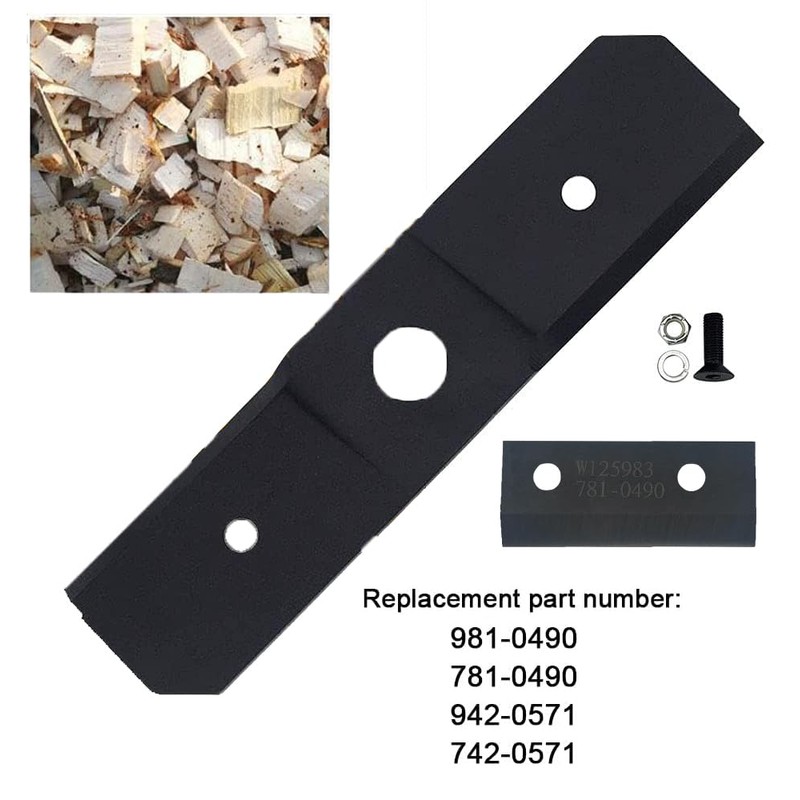 781-0490 742-0571 Shredder Chipper Blade Kit Fits for MTD Troy-Bilt