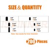 ISPINNER 200pcs Rubber Vacuum Caps Assortment Kit, Hose End Caps