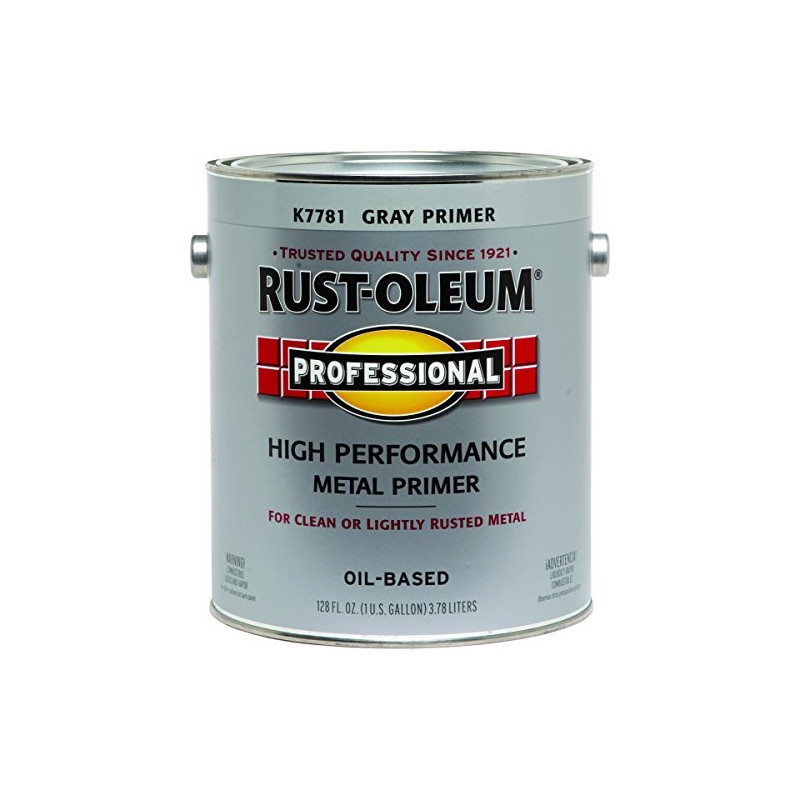 RUST-OLEUM K7781402 Voc Gray Metal Primer, 1 Gallon (Pack of