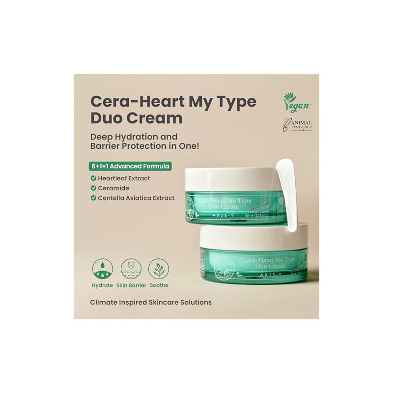 AXIS-Y - Cera-heart my type duo cream - hidratante facial