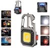 Cob Keychain Work Rechargeable Flashlight 6 Modes,4 in1 Screwdrivers 7in1