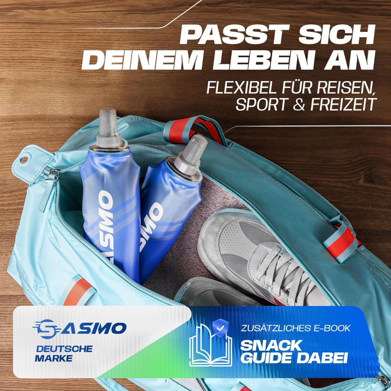 SASMO Soft Flask 2 x 500 ml BPA-Free & Ultralight