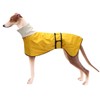 Dog Raincoat with Reflective Bar, Rain/Water Resistant, Adjustable Vest -