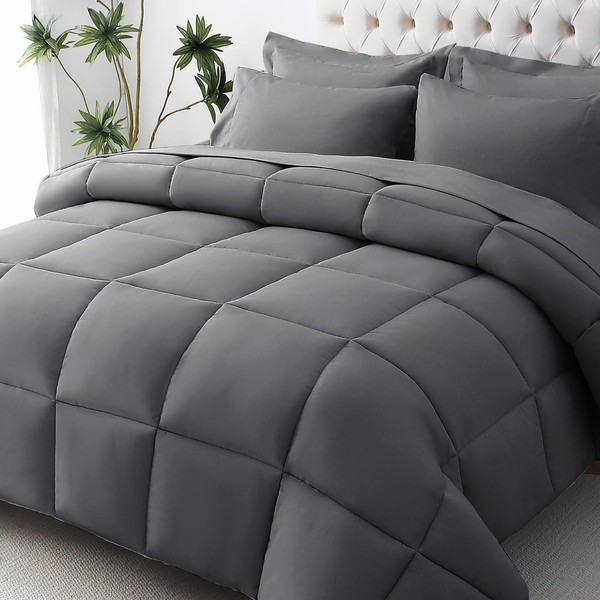 JOLLYVOGUE Full Comforter Set, Ultra-Soft Bed in a Bag Full