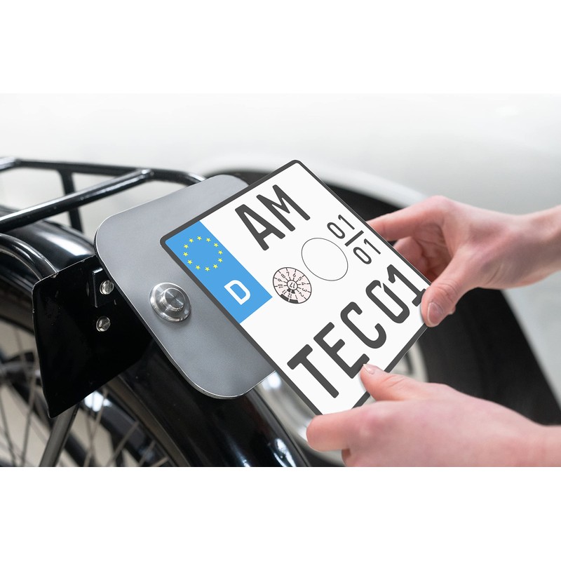 TEICO Single part Germany cover plate motorcycle license plate holder