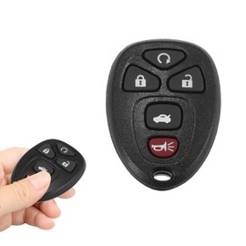 Boxonly Replacement Keyless Entry Remote Car Key Fob 315MHz KOBGT04A for Chevy Malibu 2004-2012, for Pontiac G6 2005-2010, G5 2007-2009, for Grand Prix 2005-2008, Buick Lacrosse 2005-2009, 5 Buttons
